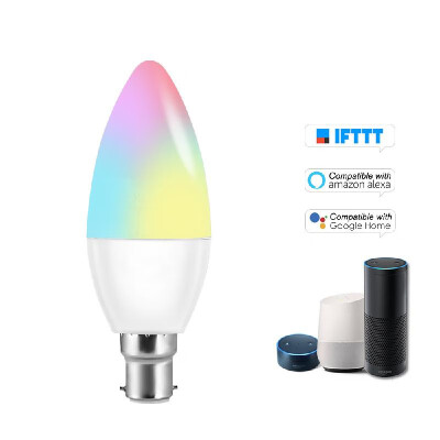 V16-C Smart WIFI LED Bulb RGBW LED Candle Bulb 6W E27 Dimmable Light Phone Remote Control Group Control Compatible with Alexa Goo
V16-C Smart WIFI LED Bulb RGBW LED Candle Bulb 6W E27 Dimmable Light Phone Remote Control Group Control Compatible with Alexa Goo
