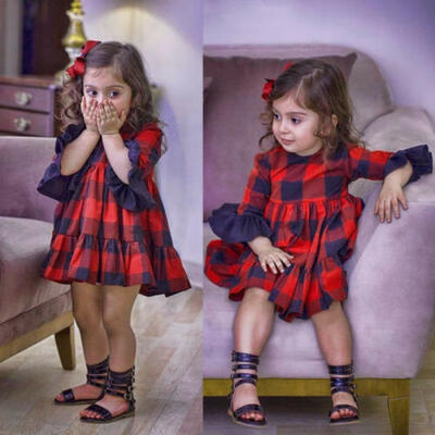 Cotton Checks Girl Princess Dress Baby Kids Party Xmas Wedding Bridesmaid Tutu Dress
Cotton Checks Girl Princess Dress Baby Kids Party Xmas Wedding Bridesmaid Tutu Dress