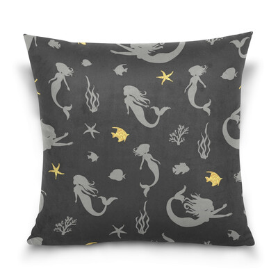 ALAZA Throw Pillow Cover 16 X 16 inch Christmas Gift Cushion Cover with Mermaid Pattern Printed Pillowcase
ALAZA Throw Pillow Cover 16 X 16 inch Christmas Gift Cushion Cover with Mermaid Pattern Printed Pillowcase