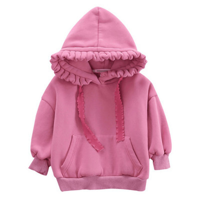 1-7T New Autumn Baby Girls Clothes Fleece Thickening Hooded Sweater Solid Color Princess Cute Casual Long Sleeve Tops
1-7T New Autumn Baby Girls Clothes Fleece Thickening Hooded Sweater Solid Color Princess Cute Casual Long Sleeve Tops
