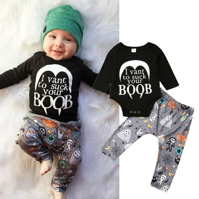 Halloween Newborn Infant Baby Boy Clothes Cotton Tops Romper Pants Leggings Outfits Age For 0-18 Months
Halloween Newborn Infant Baby Boy Clothes Cotton Tops Romper Pants Leggings Outfits Age For 0-18 Months