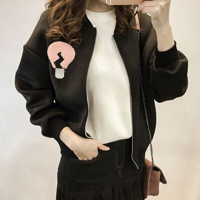 Korean Print Loose Sports Short Cardigan Women Coat Fashion Casual Long-sleeve Jackets 3 Colors -2XL Size
Korean Print Loose Sports Short Cardigan Women Coat Fashion Casual Long-sleeve Jackets 3 Colors -2XL Size