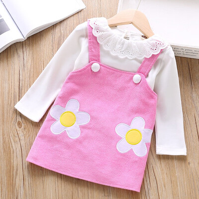 Baby Girl Clothes 1-6T Toddler Children Lovely Cartoon Floral Printed Long Sleeve T-shirt Round Collar Casual TopsBib Skirt
Baby Girl Clothes 1-6T Toddler Children Lovely Cartoon Floral Printed Long Sleeve T-shirt Round Collar Casual TopsBib Skirt