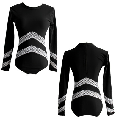 Sexy Women One-Piece Suits Long Sleeve Zipper V Neck Wire Free Padded Bra Swimsuit Beach Bathing Suit
Sexy Women One-Piece Suits Long Sleeve Zipper V Neck Wire Free Padded Bra Swimsuit Beach Bathing Suit