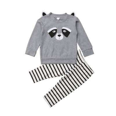 Spring Autumn Casual Baby Boy Cartoon Printing Long Sleeve Top And Striped Trousers Kids Two-piece Outfit Set
Spring Autumn Casual Baby Boy Cartoon Printing Long Sleeve Top And Striped Trousers Kids Two-piece Outfit Set