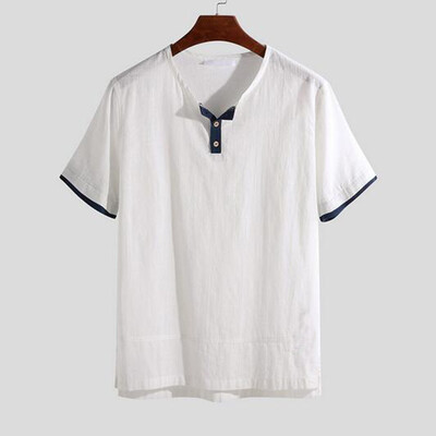 Toponeto Mens Summer New Style Fashion Pure Cotton And Hemp Short Sleeve Comfortable Top
Toponeto Mens Summer New Style Fashion Pure Cotton And Hemp Short Sleeve Comfortable Top