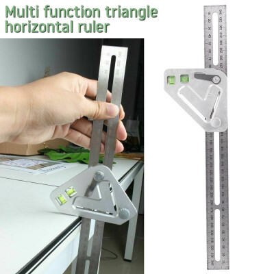 Multifunctional triangle level Ruler Measuring Multi-Angle Ruler Adjustable Carpentry Utensil Woodworking Hand Tool
Multifunctional triangle level Ruler Measuring Multi-Angle Ruler Adjustable Carpentry Utensil Woodworking Hand Tool