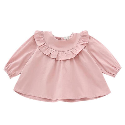 Autumn Shirt Ruffle Long Sleeve Baby Girls Blouse Lotus Collar Kids Girl Tops Outwear
Autumn Shirt Ruffle Long Sleeve Baby Girls Blouse Lotus Collar Kids Girl Tops Outwear