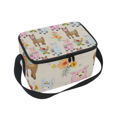 ALAZA Lunch Box Insulated Lunch Bag Large Cooler Cute Alpaca Seamless Pattern Tote Bag
ALAZA Lunch Box Insulated Lunch Bag Large Cooler Cute Alpaca Seamless Pattern Tote Bag