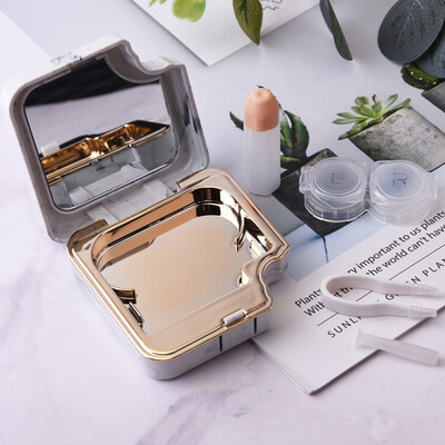 Marble Contact Lens Storage Box with Double Head Design Nordic Style Beautiful Mate Box Simple Myopia Glasses Case Home Supplies
Marble Contact Lens Storage Box with Double Head Design Nordic Style Beautiful Mate Box Simple Myopia Glasses Case Home Supplies