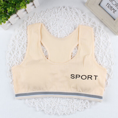 Girls Underwear Bra Vest Letter Print Cotton Bras Wire Free Comfortable Bra Underwear for Girls
Girls Underwear Bra Vest Letter Print Cotton Bras Wire Free Comfortable Bra Underwear for Girls
