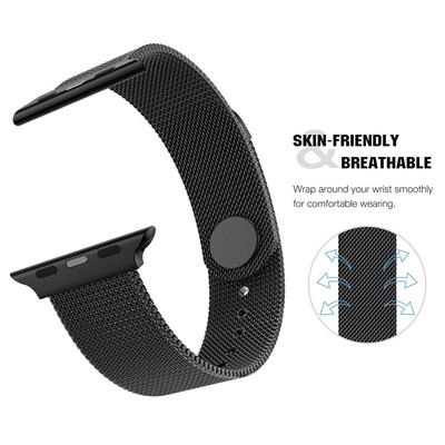〖Follure〗Magnets Milanese Loop Mesh Metal Replacement Strap For Apple Watch 432 4244mm
〖Follure〗Magnets Milanese Loop Mesh Metal Replacement Strap For Apple Watch 432 4244mm