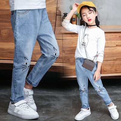 Baby Girls Jeans Pants 2-12T Clothes Jeans springautumn Denim Clothes kids clothing Cartoon Cat Pattern Pants
Baby Girls Jeans Pants 2-12T Clothes Jeans springautumn Denim Clothes kids clothing Cartoon Cat Pattern Pants