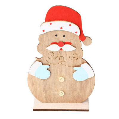 Wooden Santa Claus Crafts Christmas Atmosphere Decoration Assembly DIY Desktop Ornaments Indoor Festival Party Supplies Kids Gif
Wooden Santa Claus Crafts Christmas Atmosphere Decoration Assembly DIY Desktop Ornaments Indoor Festival Party Supplies Kids Gif