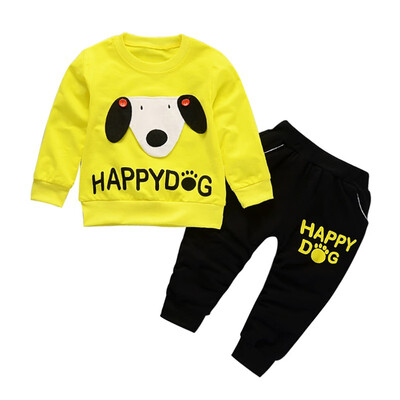 Autumn Baby Long Sleeve Clothes Set Baby Boy Cartoon Dog Pattern Long Sleeve Pants Two Piece Set Cute Child Clothing
Autumn Baby Long Sleeve Clothes Set Baby Boy Cartoon Dog Pattern Long Sleeve Pants Two Piece Set Cute Child Clothing