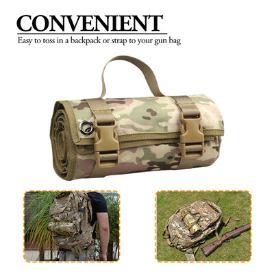 Tactical Lightweight Roll-Up Shooting Mat Non-padded 1000D Nylon Long Range Shot Mat
Tactical Lightweight Roll-Up Shooting Mat Non-padded 1000D Nylon Long Range Shot Mat