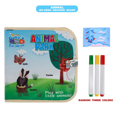 Tailored Portable Soft Graffiti Erasable Drawing Animal Picture Book DIY Drawing Board
Tailored Portable Soft Graffiti Erasable Drawing Animal Picture Book DIY Drawing Board
