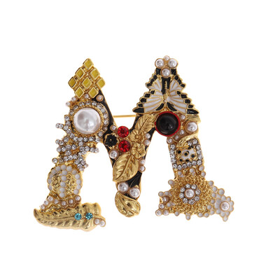 Colorful Letters of Alphabet Fashion Enamel&Simulated Pearl Brooch Pins for Women or Girls
Colorful Letters of Alphabet Fashion Enamel&Simulated Pearl Brooch Pins for Women or Girls