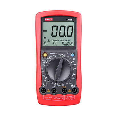UNI-T UT105 Handheld Digital LCD Automotive Multimeter DC VoltageCurrent Resistance Diode Tester Meter Measuring Tool
UNI-T UT105 Handheld Digital LCD Automotive Multimeter DC VoltageCurrent Resistance Diode Tester Meter Measuring Tool
