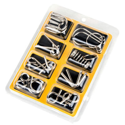 Montessori Materials 8pcsset Metal Wire Puzzle Iq Mind Brain Teaser Puzzles Game For Adults And Kids 2 Style
Montessori Materials 8pcsset Metal Wire Puzzle Iq Mind Brain Teaser Puzzles Game For Adults And Kids 2 Style