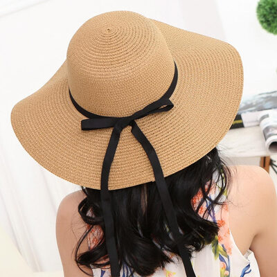 New Elegant Women Straw Sun Hat Bowknot Wide Large Brim Foldable Casual Summer Holiday Cap
New Elegant Women Straw Sun Hat Bowknot Wide Large Brim Foldable Casual Summer Holiday Cap