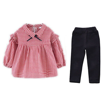Baby Clothes Set For Girl Long Sleeve Kid Girl Clothing Sets Plaid Blouse TopPants 2pcs Baby Girl Clothes Princess
Baby Clothes Set For Girl Long Sleeve Kid Girl Clothing Sets Plaid Blouse TopPants 2pcs Baby Girl Clothes Princess