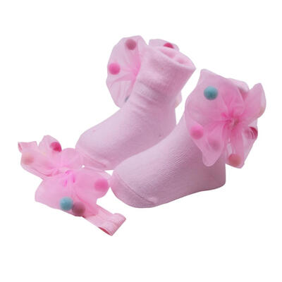 Newborn Baby Cute Mesh Bowknot Hairball Design Cotton Socks with Hairband Photography Props Set New
Newborn Baby Cute Mesh Bowknot Hairball Design Cotton Socks with Hairband Photography Props Set New
