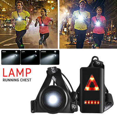 Outdoor Sport LED Lights Torch Running Flashlight Night Flash Warning Light Chest Lamp
Outdoor Sport LED Lights Torch Running Flashlight Night Flash Warning Light Chest Lamp