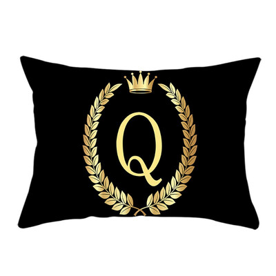 J to R Letters Black Rectangular Crown Pillow Case Soft Peach Velvet Decorative Pillowcase for Home
J to R Letters Black Rectangular Crown Pillow Case Soft Peach Velvet Decorative Pillowcase for Home