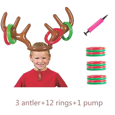 Christmas Head Ring Throwing Ring Toy Children Outdoor Inflatable Deer Leisure Sports Christmas Decoration Gifts Toy Game H x x
Christmas Head Ring Throwing Ring Toy Children Outdoor Inflatable Deer Leisure Sports Christmas Decoration Gifts Toy Game H x x