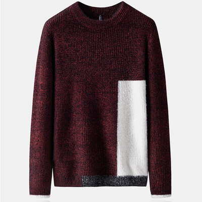 Toponeto Mens New Fashion Autumn Winter Casual Stitching Color Sweater Thermal T-shirt
Toponeto Mens New Fashion Autumn Winter Casual Stitching Color Sweater Thermal T-shirt