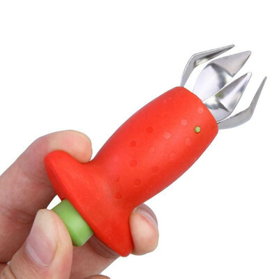 Handheld Strawberry Berry Stem Leaves Huller Gem Remover Removal Fruit Corer Kitchen Tool
Handheld Strawberry Berry Stem Leaves Huller Gem Remover Removal Fruit Corer Kitchen Tool