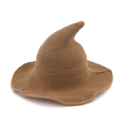 6 Color Foldable Cotton Pointed Witch Hat Halloween Party Witch Hat High Brim Knitted Hat Cone-Shaped Basin Hat
6 Color Foldable Cotton Pointed Witch Hat Halloween Party Witch Hat High Brim Knitted Hat Cone-Shaped Basin Hat