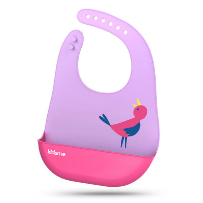 Kiss my kidsme baby full silicone rice pocket waterproof three-dimensional bib bib pink
Kiss my kidsme baby full silicone rice pocket waterproof three-dimensional bib bib pink