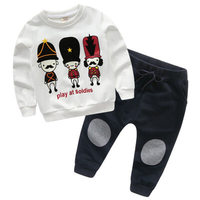 Fashion Clothes for Baby Boys Newborns Long Sleeve T-shirt Full Pants Suits Autumn Clothing Baby Set
Fashion Clothes for Baby Boys Newborns Long Sleeve T-shirt Full Pants Suits Autumn Clothing Baby Set