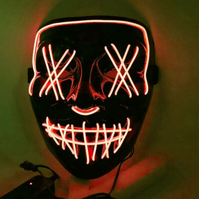 Festival Accessories Halloween LED Light Up Mask Blood Flashing Light Scary Full Face Cover For Masquerade Cosplay Costume Party
Festival Accessories Halloween LED Light Up Mask Blood Flashing Light Scary Full Face Cover For Masquerade Cosplay Costume Party