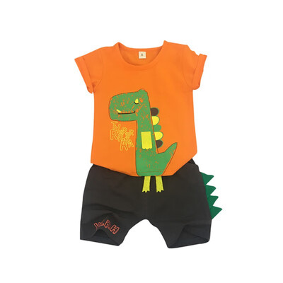 Summer Baby Boys Short Sleeve Cartoon Dinosaur Print Tops Blouse Irregular T-shirtShorts Casual Outfits Sets
Summer Baby Boys Short Sleeve Cartoon Dinosaur Print Tops Blouse Irregular T-shirtShorts Casual Outfits Sets