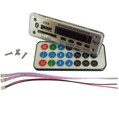 Bluetooth 50 MP3 WMA Decoder Board Audio Wireless Lossless APE Module USB TF FM Radio Support Power-off Memory Playback
Bluetooth 50 MP3 WMA Decoder Board Audio Wireless Lossless APE Module USB TF FM Radio Support Power-off Memory Playback