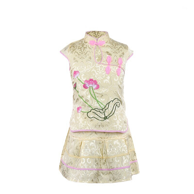Girls Clothing Sets 2019 Summer Cotton Vest Two-piece Sleeveless Children Sets Casual Embroidered Lotus Girls Clothes
Girls Clothing Sets 2019 Summer Cotton Vest Two-piece Sleeveless Children Sets Casual Embroidered Lotus Girls Clothes