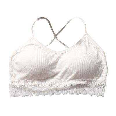 New Simple Solid Color Cross Sling Bottom Lace Stitching Beauty Back No Steel Ring Wrapped Chest
New Simple Solid Color Cross Sling Bottom Lace Stitching Beauty Back No Steel Ring Wrapped Chest
