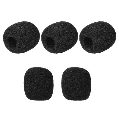 Mini Microphone Windscreens Mic Foam Covers for Lapel Lavalier Headset Microphone Black Pack of 5pcs
Mini Microphone Windscreens Mic Foam Covers for Lapel Lavalier Headset Microphone Black Pack of 5pcs