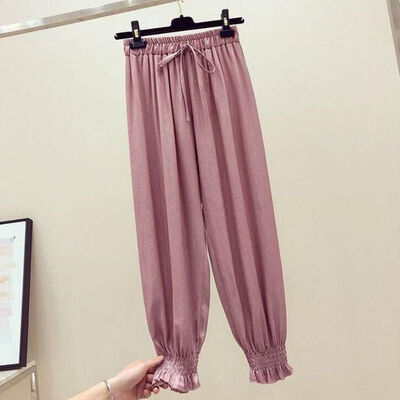 Women Pants Fashion Female Solid Color Mid Waist Harem Pants Pencil Trousers Drawstring Pockets Casual Pants Streetwear
Women Pants Fashion Female Solid Color Mid Waist Harem Pants Pencil Trousers Drawstring Pockets Casual Pants Streetwear