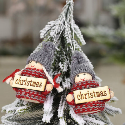 2Pcs\Set New Cute Christmas Plush Knitting Pendant Doll Toy Gift Home Party Xmas Decorations
2Pcs\Set New Cute Christmas Plush Knitting Pendant Doll Toy Gift Home Party Xmas Decorations