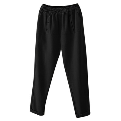 Gobestart Fashion Lady Solid Color Casual Elastic Waist Plus Size Pants Pocket Trousers
Gobestart Fashion Lady Solid Color Casual Elastic Waist Plus Size Pants Pocket Trousers