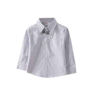 Children Shirts 2018 Spring Autumn New Embroidery Bow Striped Boys Girls Long Sleeve Shirt Children Tops Baby Clothing 2-7Y
Children Shirts 2018 Spring Autumn New Embroidery Bow Striped Boys Girls Long Sleeve Shirt Children Tops Baby Clothing 2-7Y