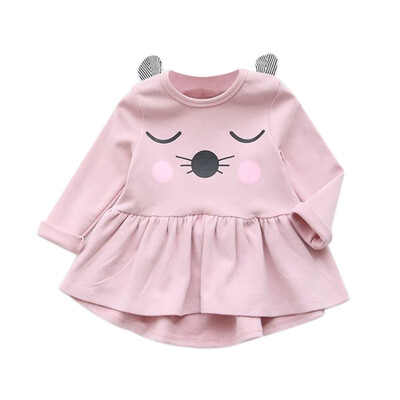 Autumn Casual Baby Kids Girls Long Sleeve Dress Cartoon Ear Print Dress Children Princess Pageant Dresses
Autumn Casual Baby Kids Girls Long Sleeve Dress Cartoon Ear Print Dress Children Princess Pageant Dresses