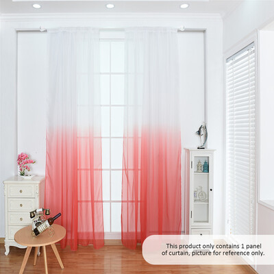 39 79inches Polyester Semi-Blackout Gradient Color Window Curtain Panel Living Room Bedroom Hotel Divider Voile Curtain with Rod
39 79inches Polyester Semi-Blackout Gradient Color Window Curtain Panel Living Room Bedroom Hotel Divider Voile Curtain with Rod