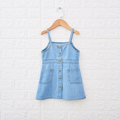 Casual Baby Girls Dress Sleeveless Strap Denim Dress Kids Toddler Pageant Sundress 3-8Y Lovely Toddler Girl Clothes
Casual Baby Girls Dress Sleeveless Strap Denim Dress Kids Toddler Pageant Sundress 3-8Y Lovely Toddler Girl Clothes