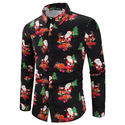 2019 New Arrival Hot Sale Casual Christmas Santa Christmas Tree 3D Print Shirt Long Sleeve Stand Collar Slim Fit Shirt Plus Size
2019 New Arrival Hot Sale Casual Christmas Santa Christmas Tree 3D Print Shirt Long Sleeve Stand Collar Slim Fit Shirt Plus Size