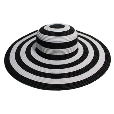 Novel Women New Style Striped Wide Sombrero Mujer Brim Personality All-match Sunscreen Breathable Sun Hats For Women
Novel Women New Style Striped Wide Sombrero Mujer Brim Personality All-match Sunscreen Breathable Sun Hats For Women